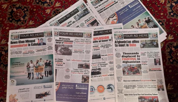 La prensa en Kabul desaparece con la llegada de los talibanes