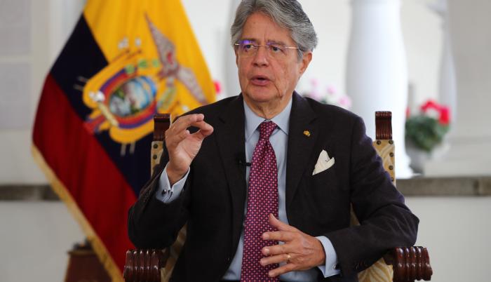 El presidente de Ecuador, Guillermo Lasso.