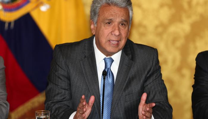 El expresidente de Ecuador Lenín Moreno, en una fotografía de archivo.