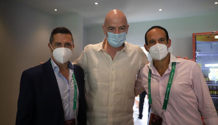 INFANTINO- EGAS-FIFA-Visita