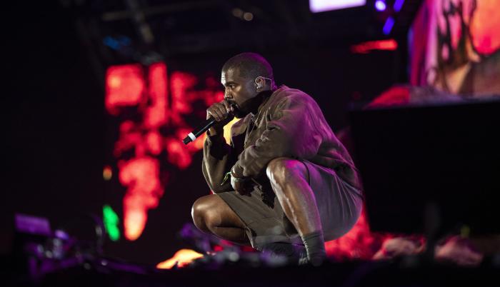 Kanye West en foto de archivo.