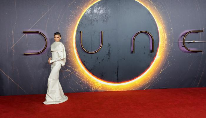 Fotografía de archivo de la actriz estadounidense Zendaya durante la presentación de la película