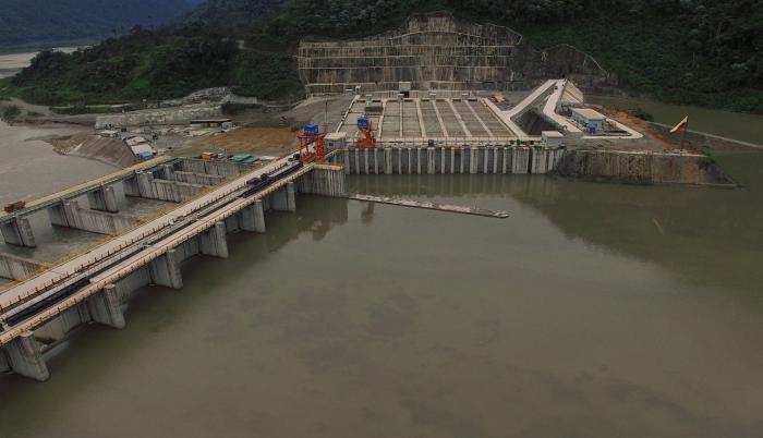 Escenario. El aparataje operativo de la hidroeléctrica depende del Coca.