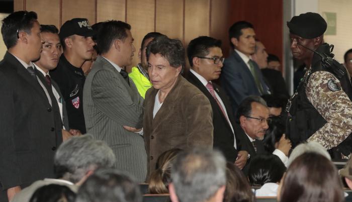 El tío de Jorge Glas salió de la cárcel el jueves pasado.