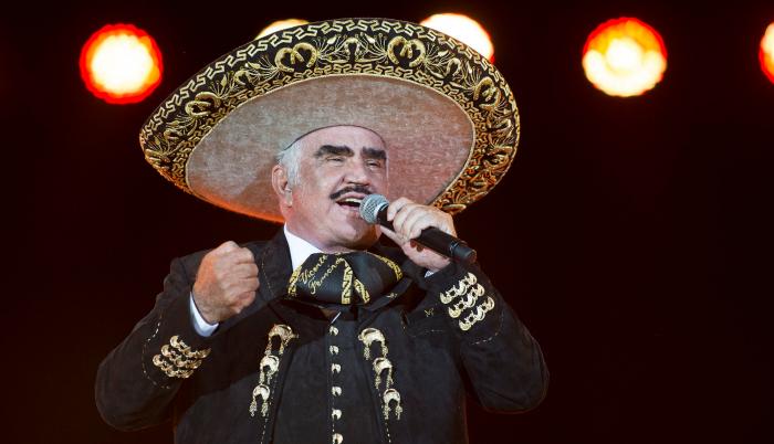 El cantante mexicano Vicente Fernández, en una fotografía de archivo.