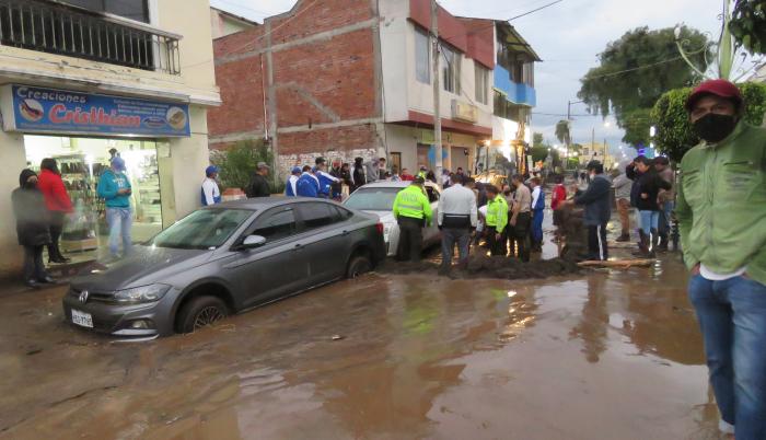 Inundación en Guano