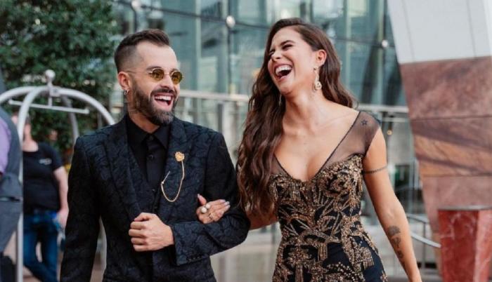 Greeicy y Mike Bahía