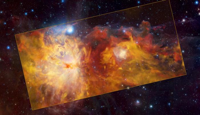 El Observatorio Europeo Austral (ESO) publicó hoy una nueva imagen de la Nebulosa de la Flama, situada en la constelación de Orión y captada con el Pathfinder Experiment (APEX), desde el desierto de Atacama (Chile).