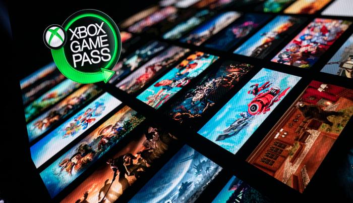 Fotografía de archivo fechada el 09 de junio de 2019 de una pantalla anunciando el 'Xbox Game Pass' en Los Ángeles, California, (EE. UU).
