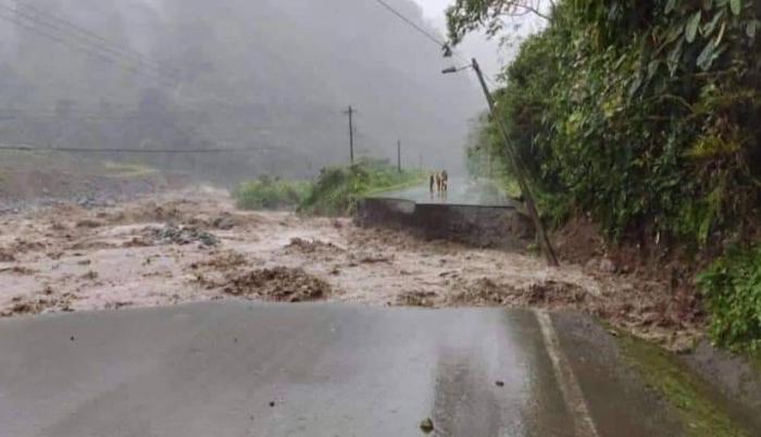 La Maná registra escenarios de desastre tras las lluvias de estos días.