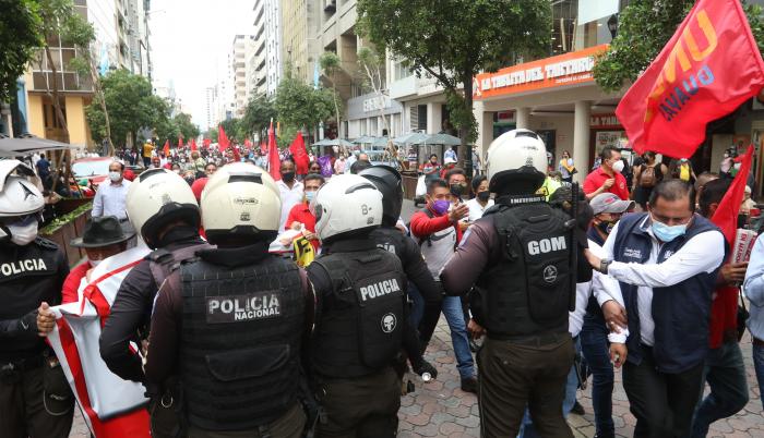 Una de las marchas organizadas por UNES el año pasado.
