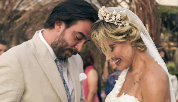 La alcaldesa Cynthia Viteri junto a su esposo, Juan Carlos Váscones