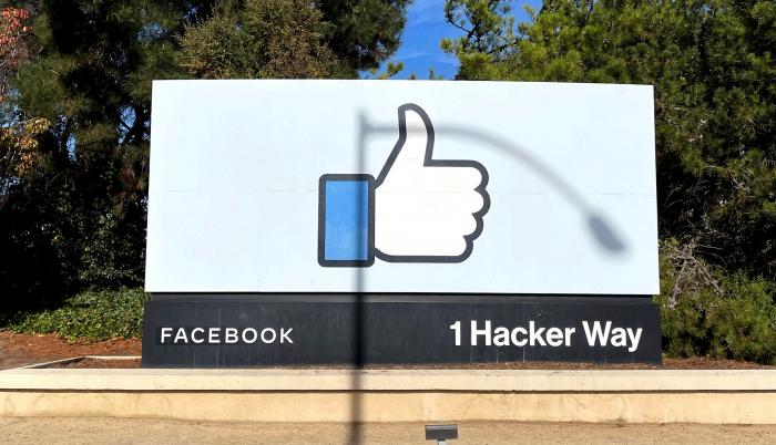 Vista de la sede de Facebook en Menlo Park, California, Estados Unidos, en una fotografía de archivo.