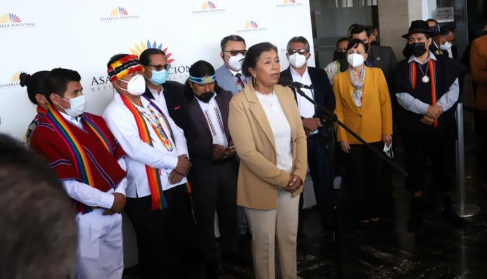 Rueda de prensa de Pachakutik, 9 mar. 22