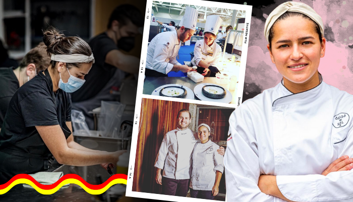 Claudia Merchán, chef cuencana, ganadora de una estrella Michelín