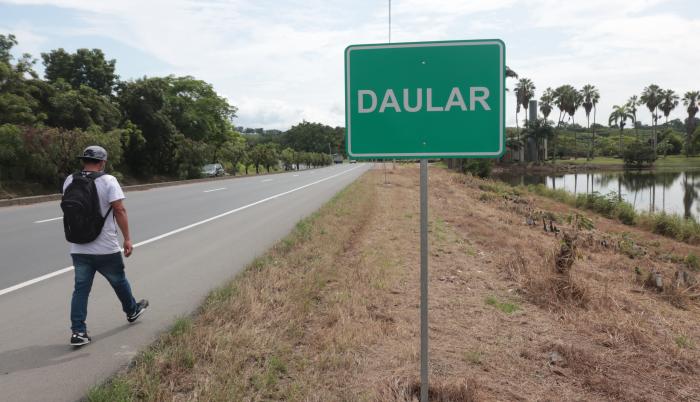 Esta es la zona de la vía de acceso a Daular. El Municipio ha invertido millones en los alrededores.