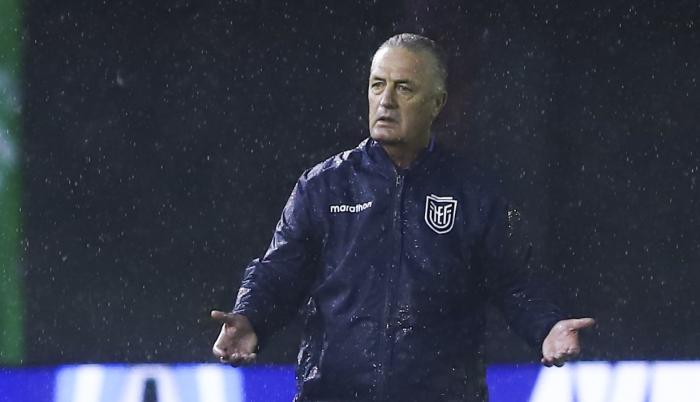 El entrenador de Ecuador Gustavo Alfaro.