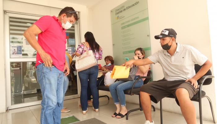Proceso. En el Distrito de Educación Tarqui del Ministerio de Educación, las quejas recaen en la falta de cupos.