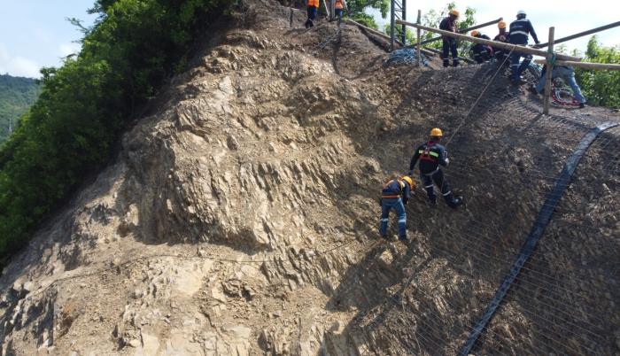 Estabilizacion del Talud Cerro San Eduardo tiene 22% avance 2