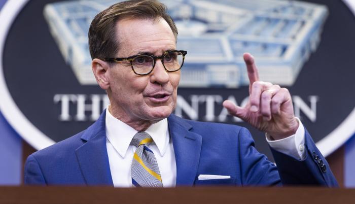 El portavoz del Departamento de Defensa de EE.UU., John Kirby, en una fotografía de archivo.