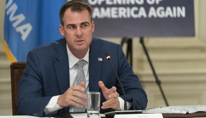 Kevin Stitt, gobernador de Oklahoma, en una fotografía de archivo.