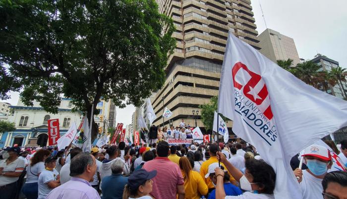 CONCENTRACION DE LA CUT EN EL DIA DEL TRABAJADOR 2022