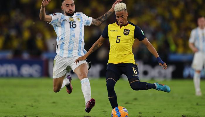 El jugador Byron Castillo de Ecuador en una foto de archivo.