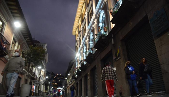 Quito- centro- noche