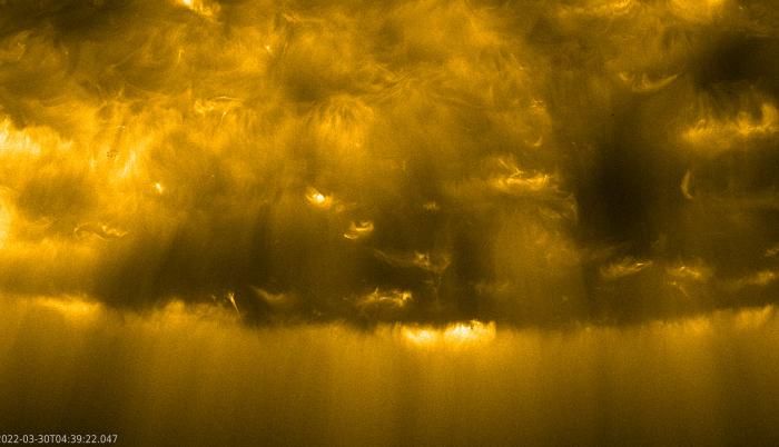 La imagen de mayor resolución del polo sur del Sol obtenida por el Solar Orbiter.