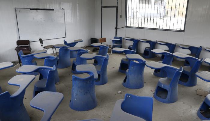 Las unidades educativas fueron desatendidas durante el confinamiento por el COVID-19.