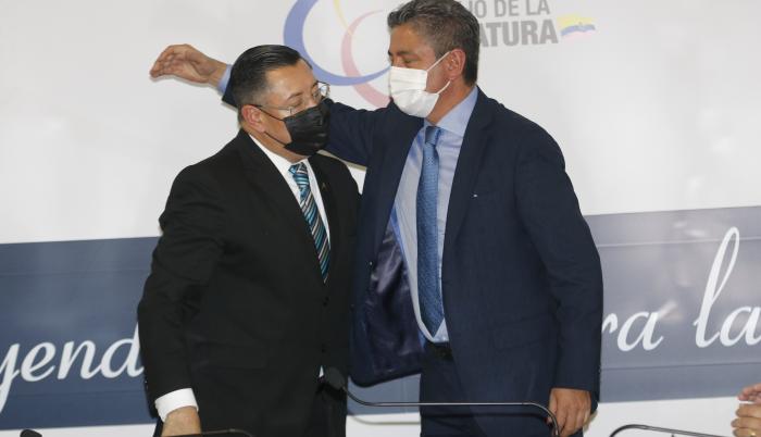 IVAN SAQUICELA JUNTO A FAUSTO MURILLO