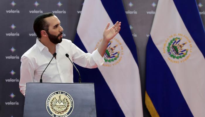 El presidente de El Salvador, Nayib Bukele, en una fotografía de archivo.