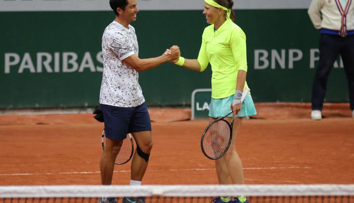 Gonzalo Escobar y Lucie Hradecka, a octavos de final del dobles mixto de Roland Garros