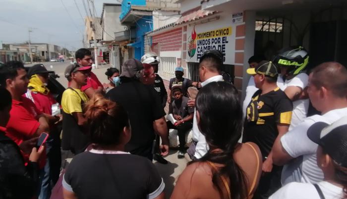 Playas, protestas