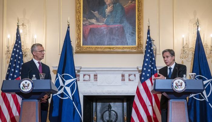 Antony Blinken y Jens Stoltenberg