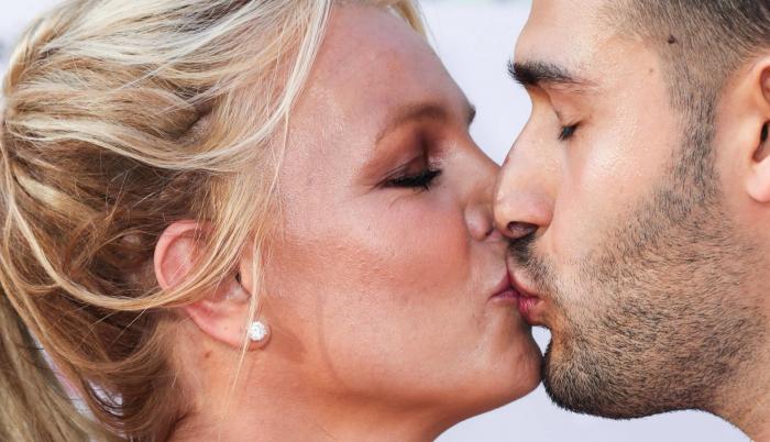 Britney Spears y Sam Asghari.