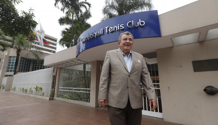 Cheché Machiavello, presidente del Tenis Club