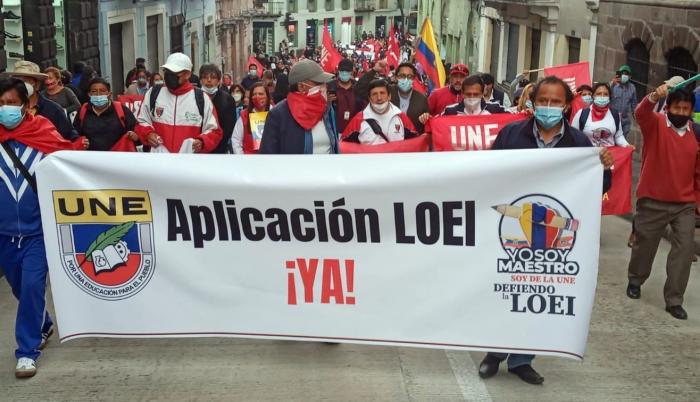 MARCHA UNE REFORMAS A LA LOEI