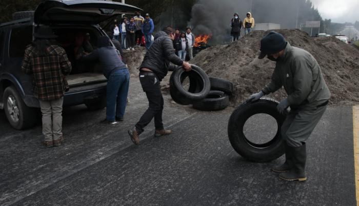 Protestas indigenas