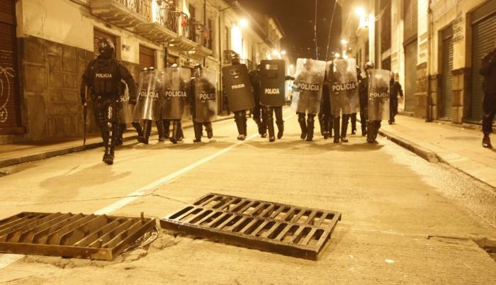 Policia- protesta- centro