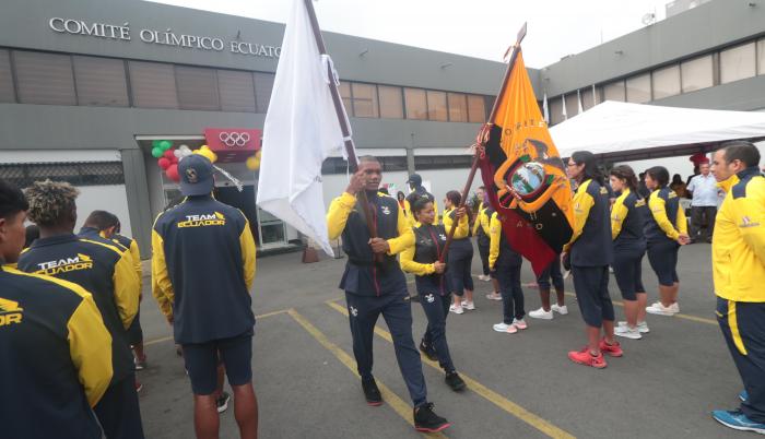 Ecuador Abanderamiento Juegos Bolivarianos