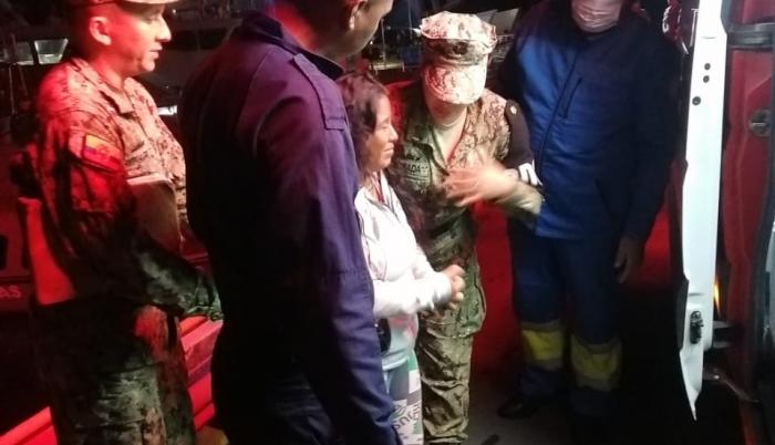 Rescate de mujer