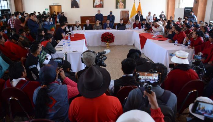 Diálogo gobierno / conaie