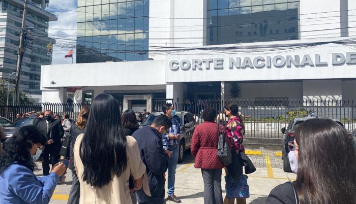 Evacuan la Corte Nacional de Justicia por amenaza de bomba.