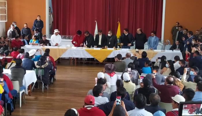 Firma de acuerdo