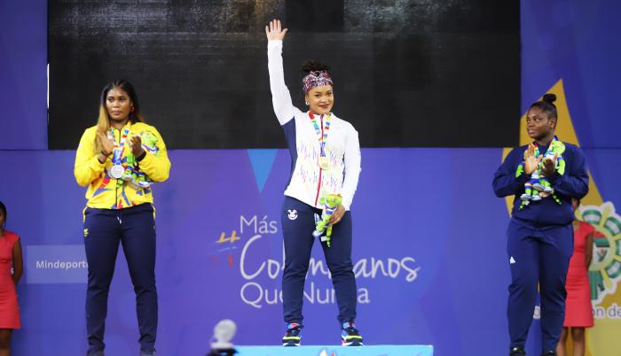 Neisi Dajomes oro Juegos Bolivarianos