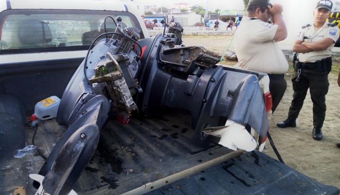 Motores encontrados en la embarcacion pirata (1)