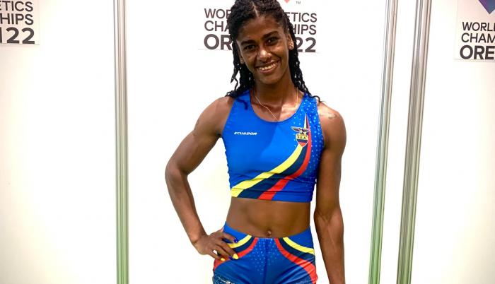 Anahí Suárez tuvo una destacada actuación en la prueba de 200 metros planos del Mundial de atletismo en Oregon, Estados Unidos.