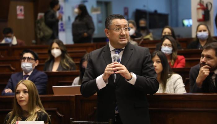 Iván Saquicela ante la Comisión de Fiscalización