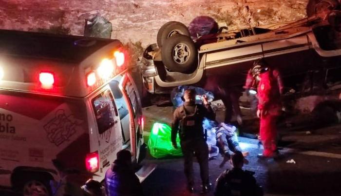 ACCIDENTE DE MIGRANTES EN PUEBLA MEXICO